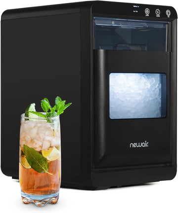 Nugget Ice Maker Countertop | 44 lbs/Day Pebble Ice Machine with Self-Cleaning | Soft Chewable Pebble & Sonic-Style