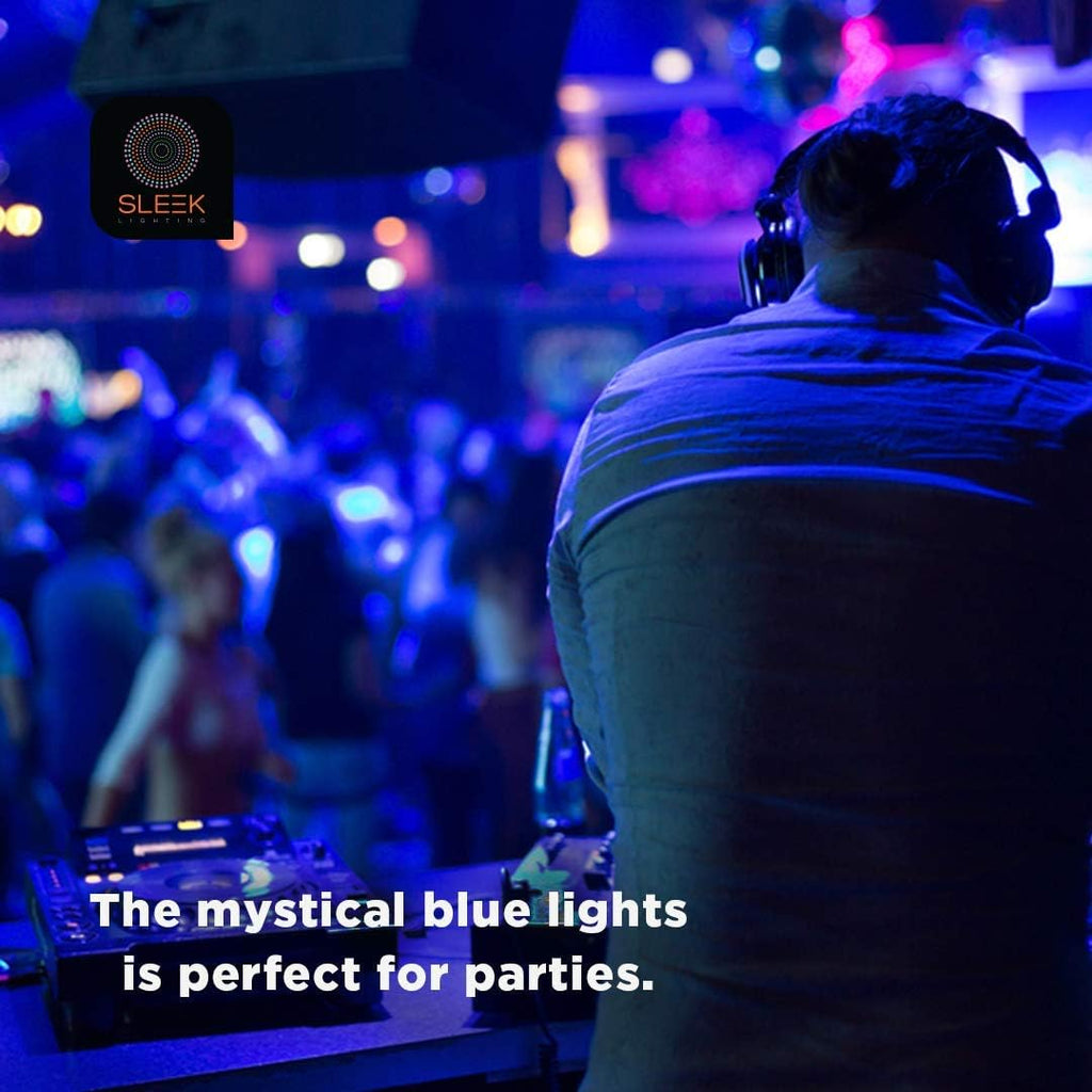 Blue LED Light Bulb, A19 E26 Base Lightbulb -120 Volt - 3-Watt Energy Saving - Medium Base - UL-Listed LED Bulb