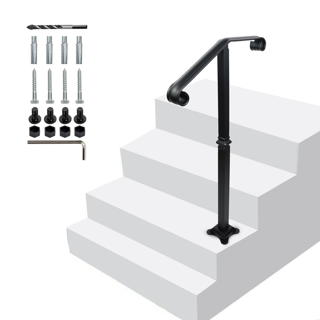 Handrail Railing, Single Post Handrail, Stair | Casa Home Living