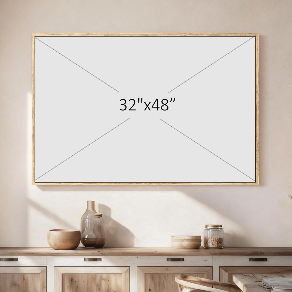 Large Framed Jesus Leaves the 99 Sheep Wall Art, 32x48 in
