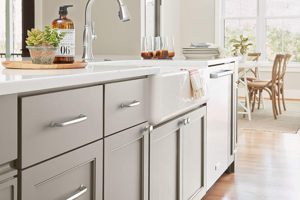 3-3/4" Renown Satin Nickel Drawer Pull