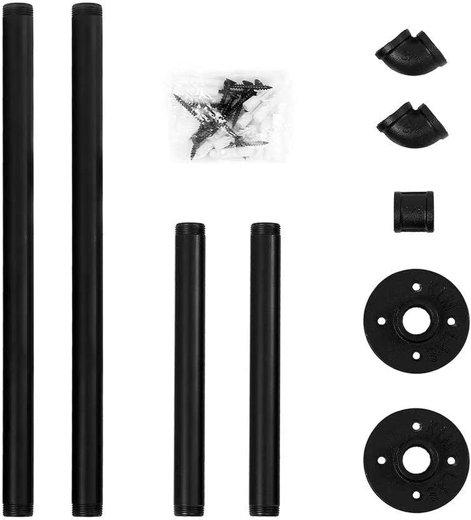 36" Wall Mounted Clothes Rack, Closet Rods for Hanging Clothes