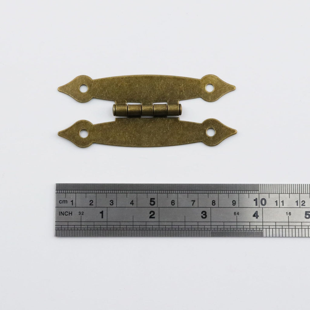 10PCS Antique H Hinges, 3.5 Inch