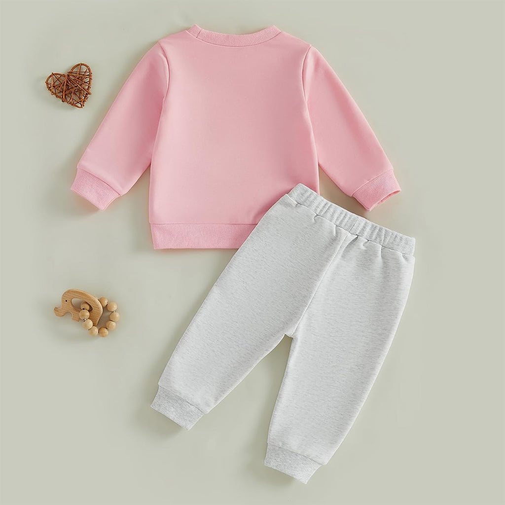Toddler Baby Girl Clothes Farm Truck Fall Outfits Sweatshirt + Pants