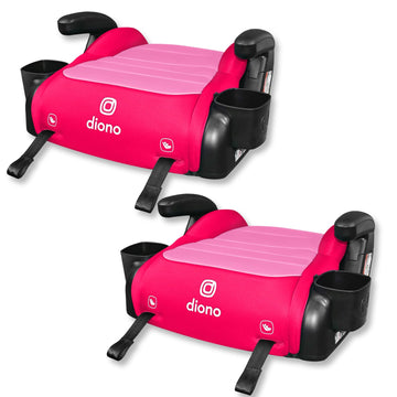 Diono Connect3 RXT Backless Booster, Pack of 2, Slim Fit 3-Across in Many Mid-Sized Sedans and SUVs, for Children