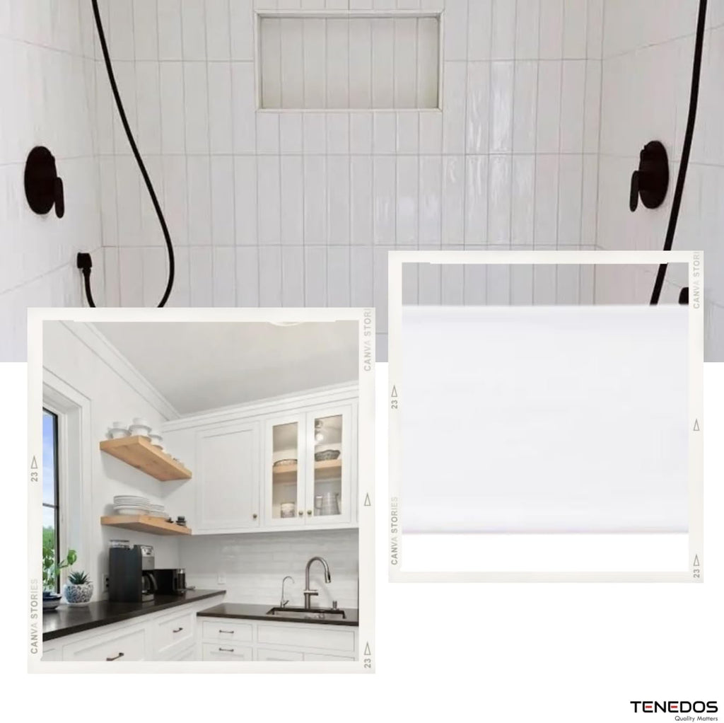 Larissa Handmade Ceramic Subway 3x12 Inch Wall Tile Backsplash Gloss Finish Shower, Accent Decor, Fireplace (Box of
