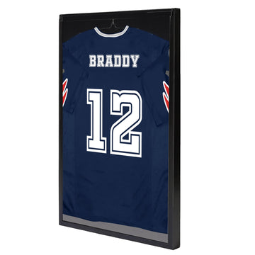 Jersey Frame Display Case - Crystal Clear Acrylic Jersey Frame for Baseball, Football, Hockey, Soccer & Basketball