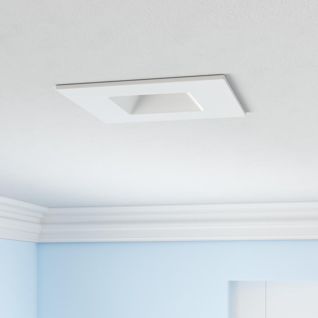 12PK 6 Inch Retrofit LED Square Recessed Lighting, CCT