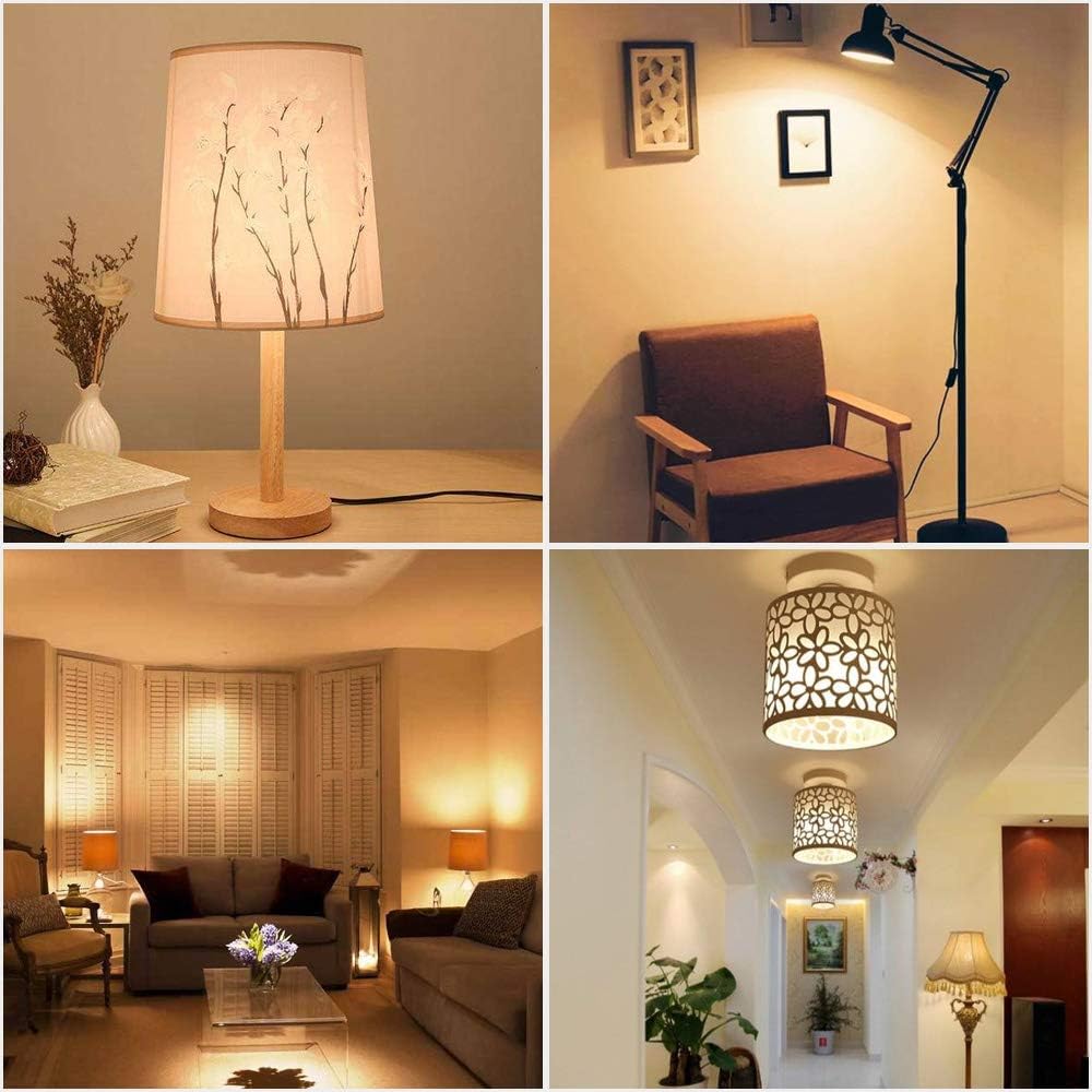 R14 LED Light Bulbs, 4W 25W Equivalent, E26 Base, Warm White