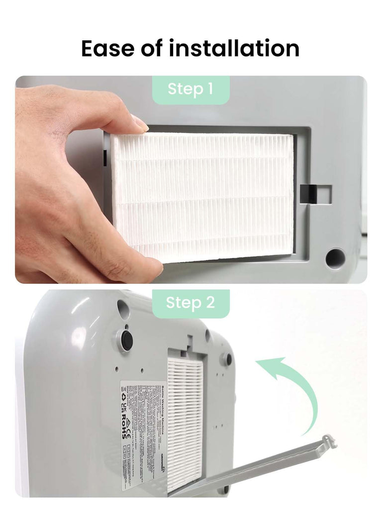 2PCS HEPA Filters, Replacement Accessories for Baby Bottle Washers