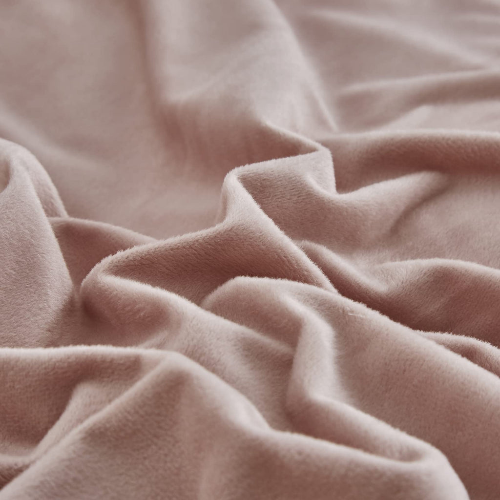 Pink Velvet Comforter Set Blush Pink Fluffy Bedding Comforter Set Light Pink Solid Color