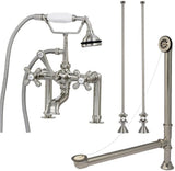 Heritage 54 Inch Cast Iron Classic Clawfoot Tub Package
