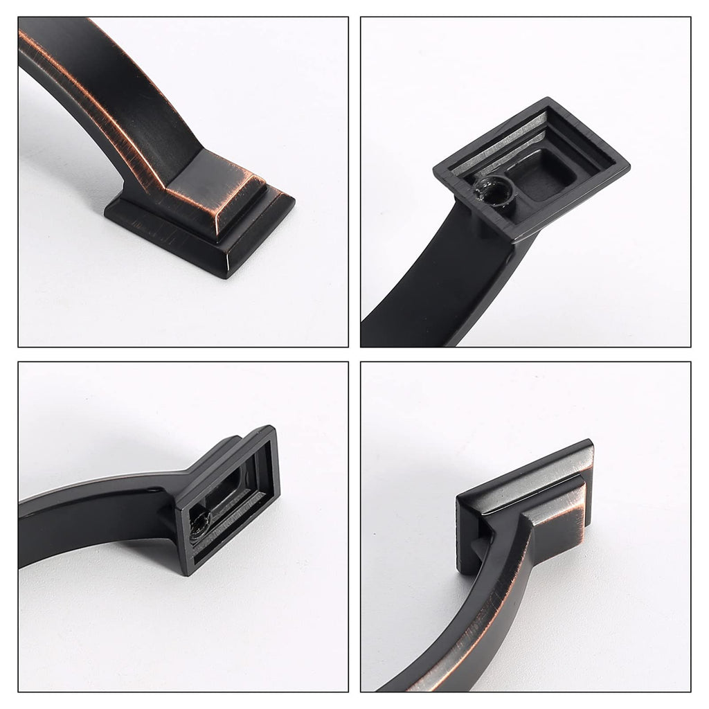 5 Pack 5 inch Cabinet Pulls Oil Rubbed Bronze Cabinet Handles Drawer Pulls Cabinet Cupboard