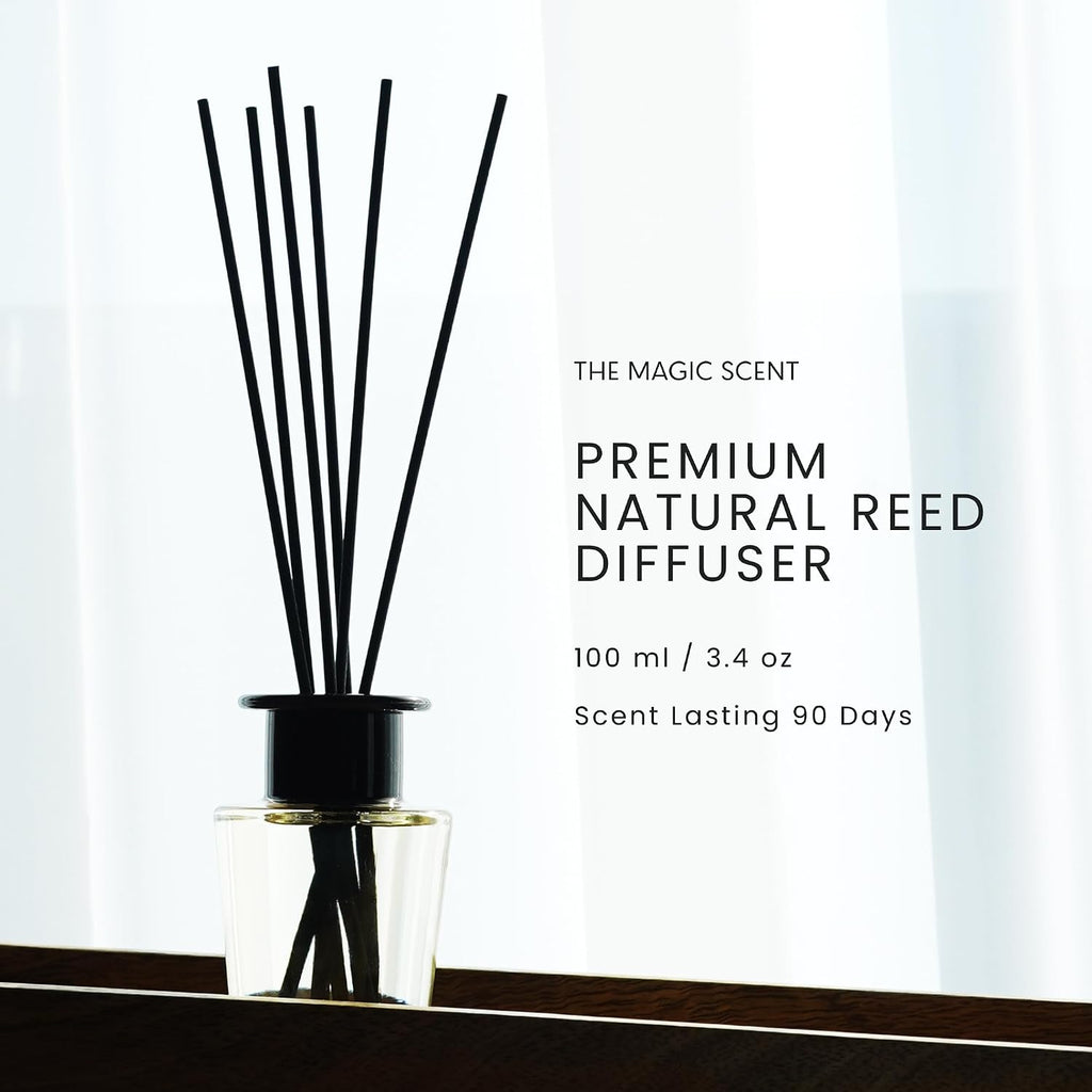 Mahogany & Teakwood Oil Reed Diffuser Set, 3.4 Fl Oz - Set of 338