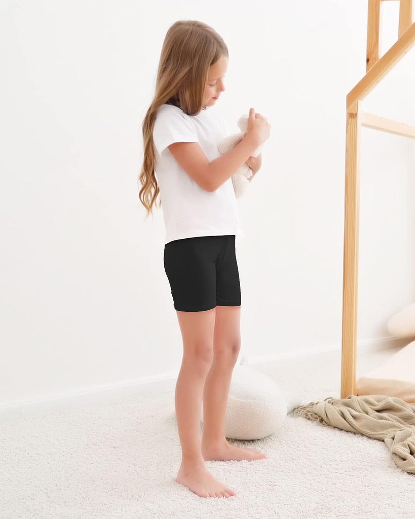 Girls Bike Shorts Kids Cartwheel Biker Shorts Under Dress Clothes