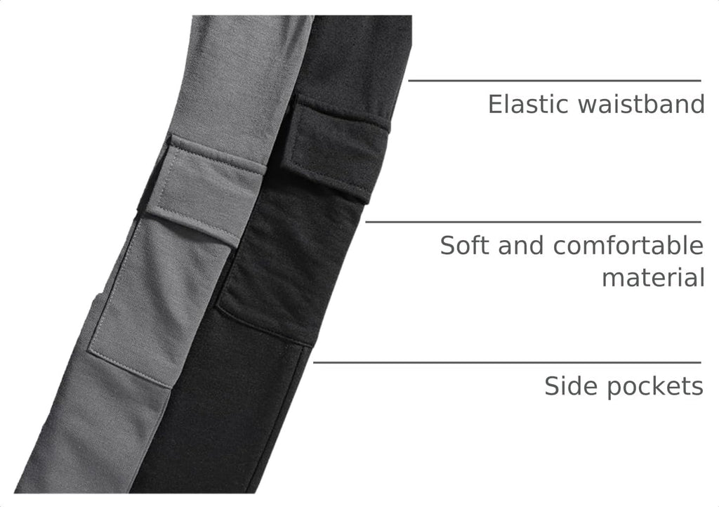 Boys Casual Pants-Solid Color Soft Trousers-Toddler Boys 3 Pack Sweatpants Set
