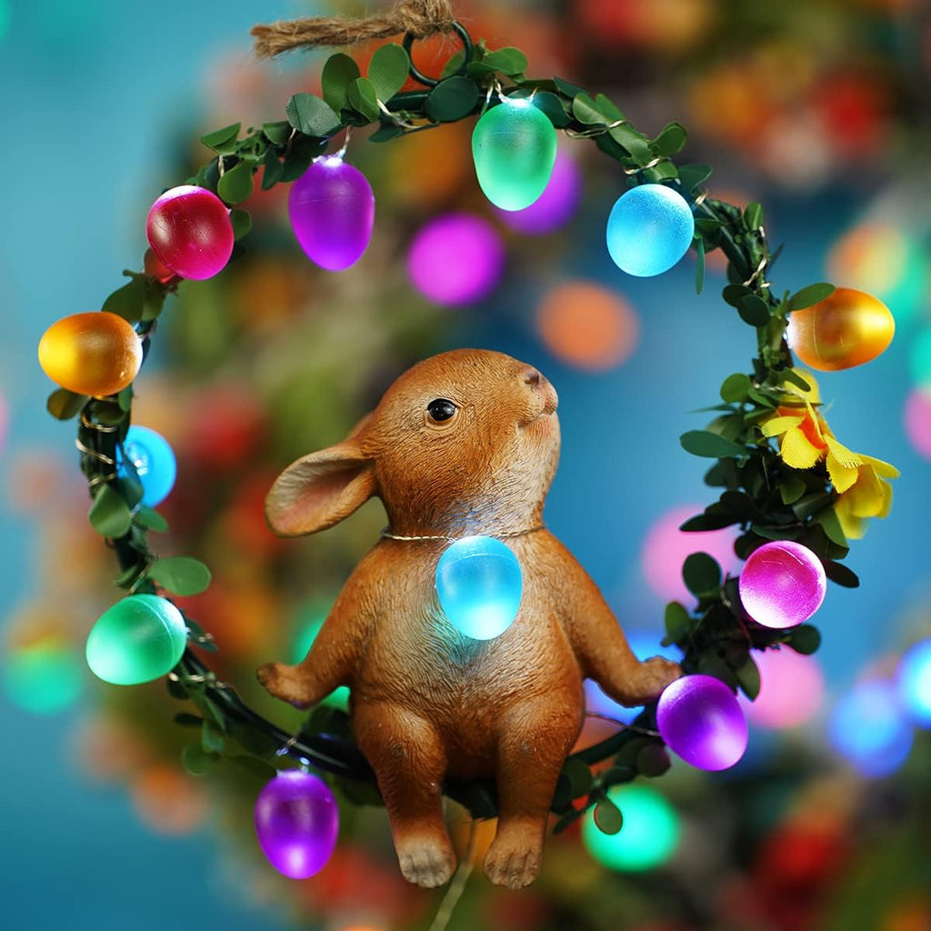 Easter Decorations Easter Egg Ornaments 10ft 30 LEDs Fairy Lights