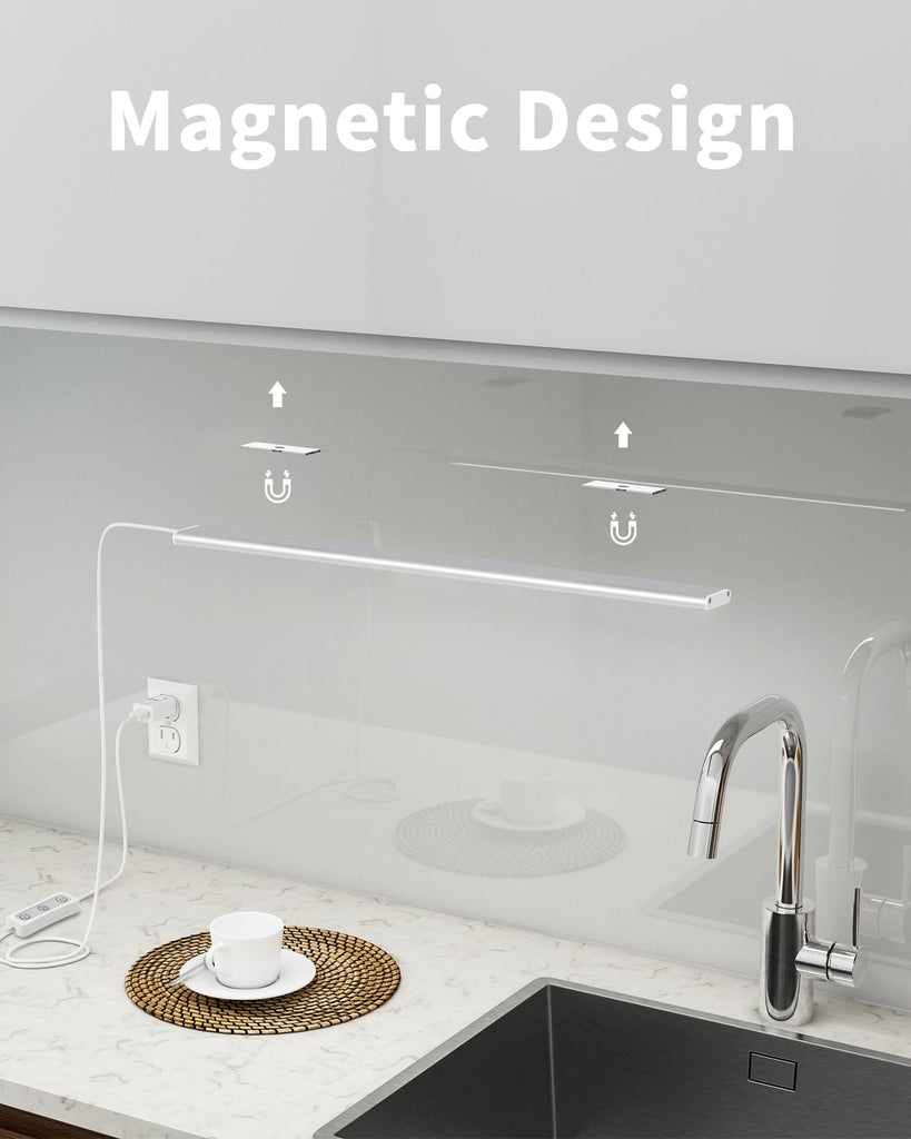 Under Cabinet LED Light Strip 16" Dimmable Kitchen Lamp