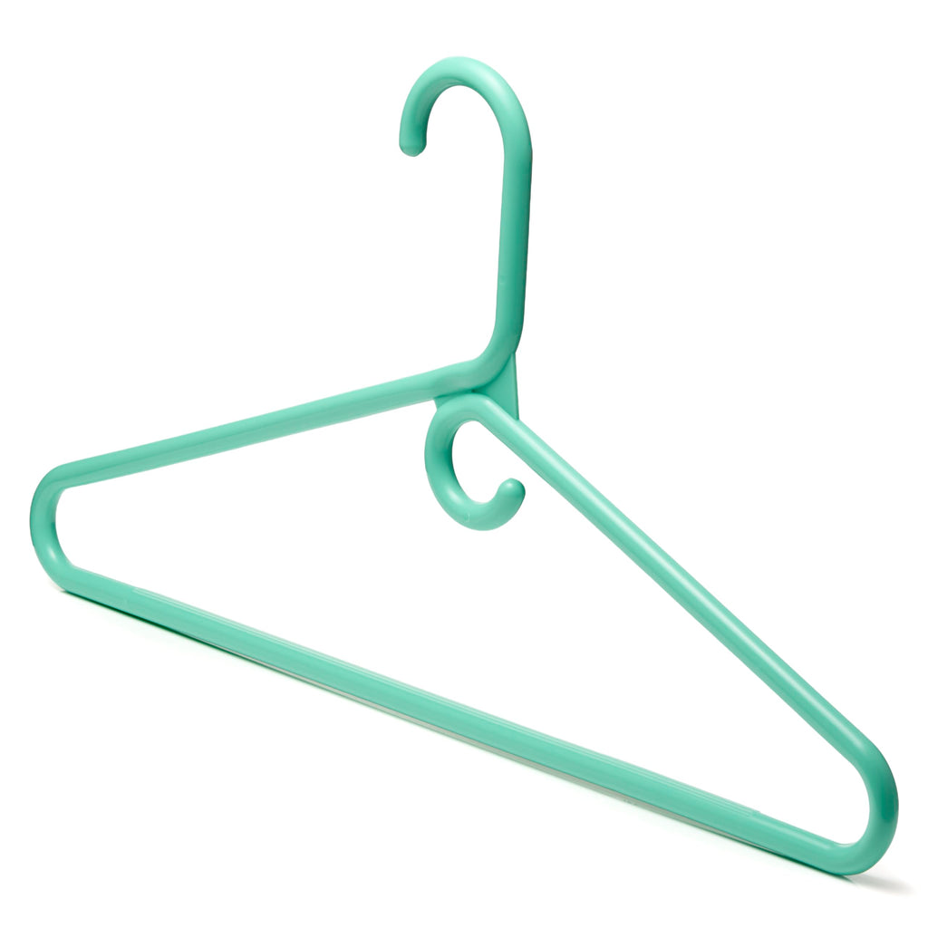 TM Heavy Duty Plastic Hangers 30 Pack Thick Aqua Heavy Duty Hangers
