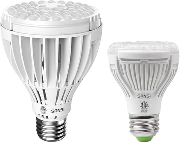 32W Grow Light Bulbs for Indoor Plants, 350W Equivalent Full Spectrum+Grow Light Bulb with COC Technology, 10W Grow