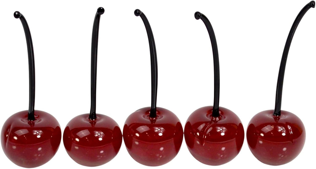 Cherries, Fruit Figurines - Set of 5