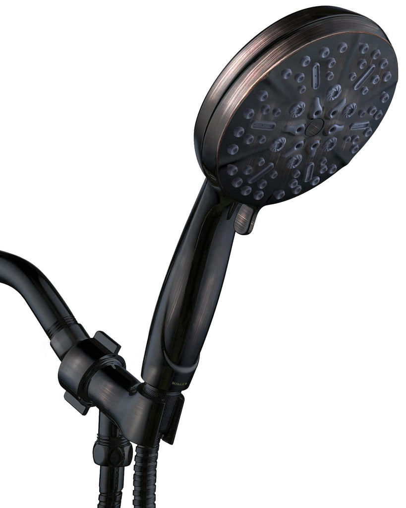 ORB High Pressure Shower Head with Handheld - Multifunctional High Flow Rain Showerhead with Extra 60" Long Hose and