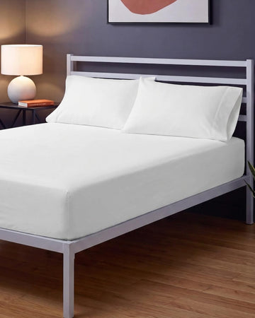 Queen Bed Sheets - 3 Piece - NO Flat Sheet Included - Queen Sheet Set - Soft, Comfy & Cooling - Easy Care - Wrinkle &