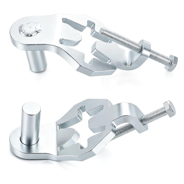 1 Pair T-Post Gate Hinge Pins, Heavy Duty Galvanized Steel Farm Gate