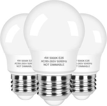 Refrigerator Light Bulb, 4W Appliance Light Bulb A15 LED Bulbs