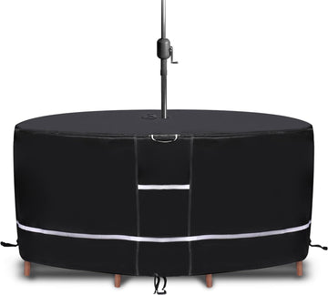 SerenityShield Round Patio Furniture Cover (Size 75" x 32.5")