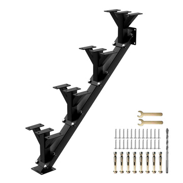 4 Step Metal Stair Stringers, Stair Riser for Deck Height 26.9"