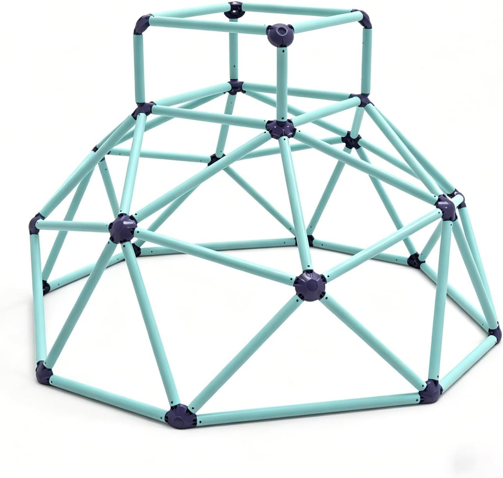 6FT Climbing Dome for Kids, 440LBS Geometric Dome Climber with Hot-Dip Galvanized Steel, Outdoor Jungle Gym for Ages