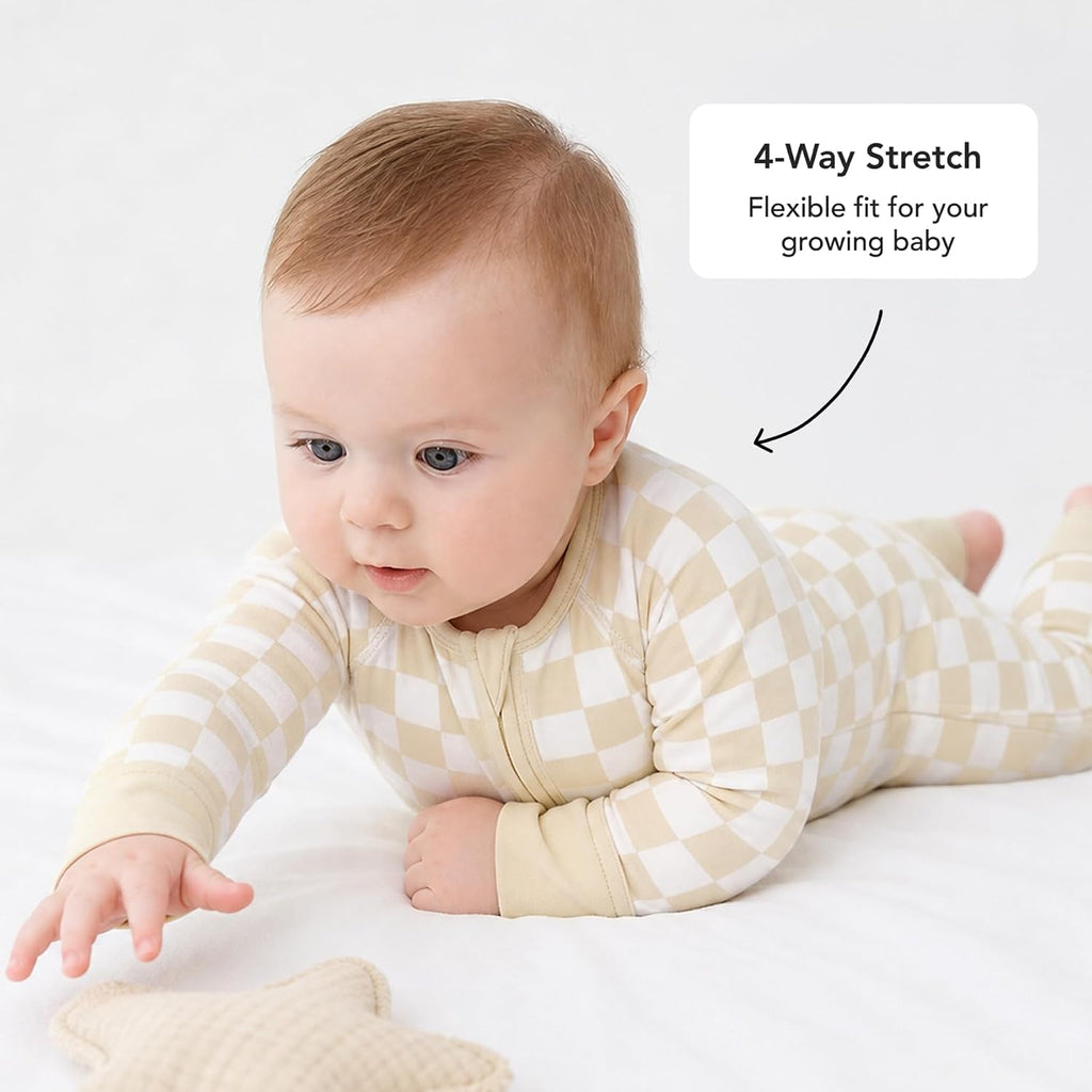Onesie Pajamas, Viscose from Bamboo, & Sleepers