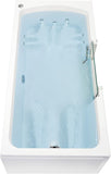 Ella Laydown 30x60 Hydro Massage Walk in Bathtub Left Drain