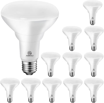Energetic 12 Pack LED Recessed Light Bulbs BR30, 1100Lumens, 85W Equivalent, Dimmable, Soft White 2700K,Indoor Flood