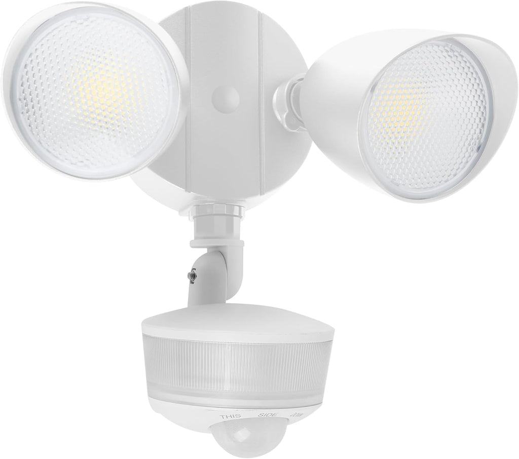 34W 3700 Lumen LED Security Light Motion Sensor Outdoor Lights with Night Light, 5000K Daylight, IP65 Waterproof