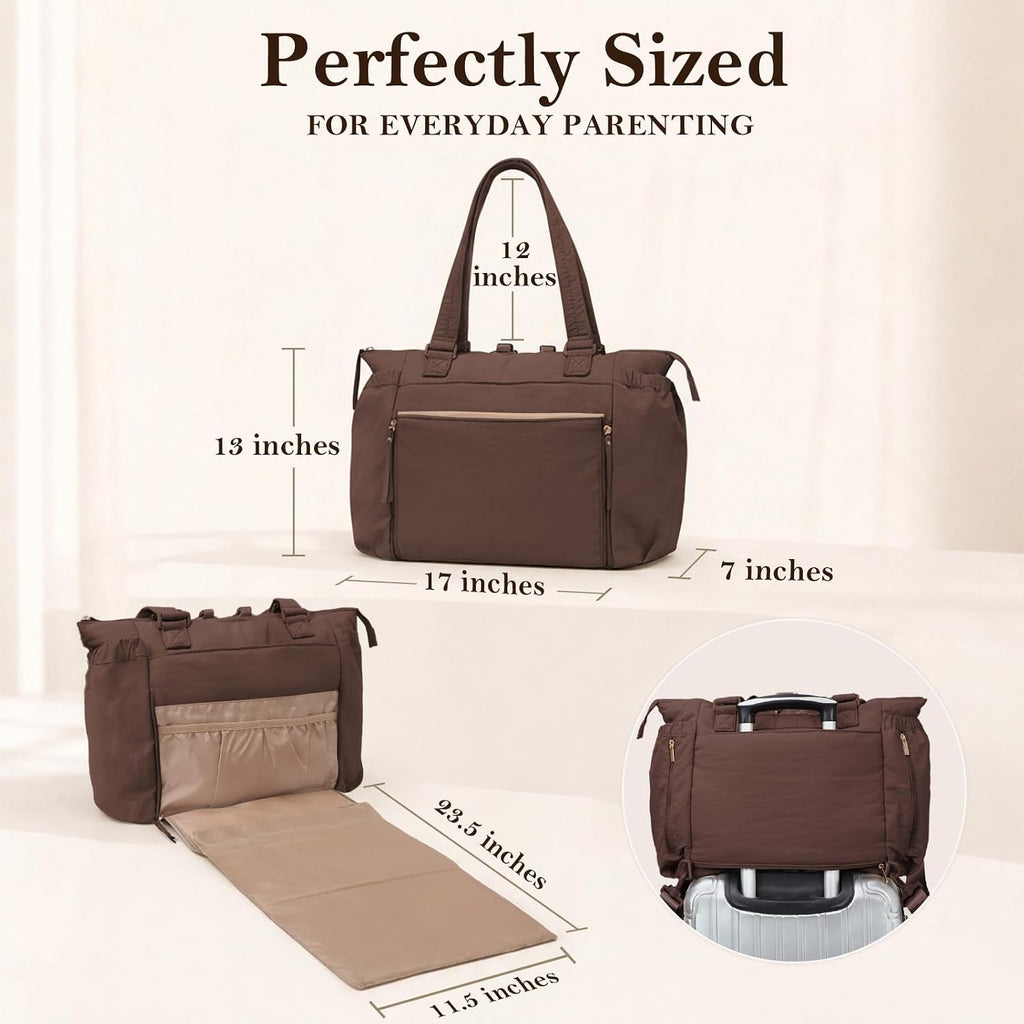 Diaper Bag Tote with Changing Station Convertible Diaper Bag Backpack Tote pañaleras para bebe Large Baby Bag