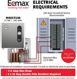 HA027240 Tankless Electric Water Heater, 18kW, 240 volt
