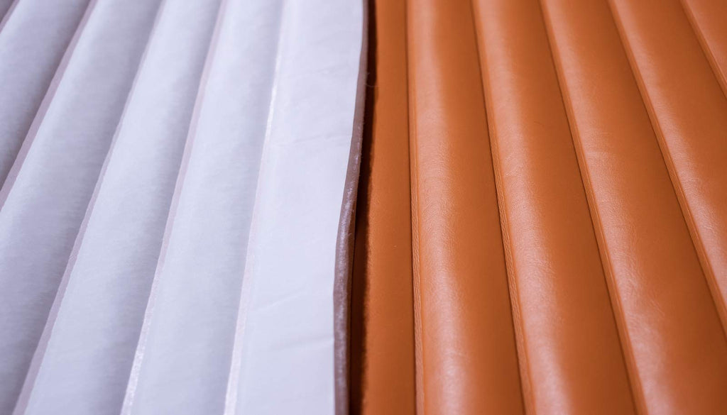Pleated Bright Orange 54" Wide By the Yard Boat Auto