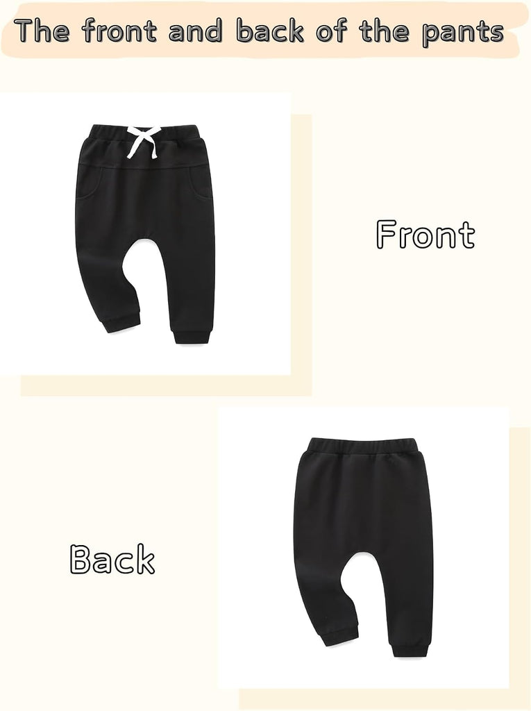 Toddler Boy Clothes Long Sleeve Sweatshirt & Pants 2Pcs Fall Winter Outfits Baby Boys' Clothing Sets