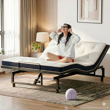 Queen Adjustable Bed Frame with Quiet Motor Wireless Remote, Easy Assembly