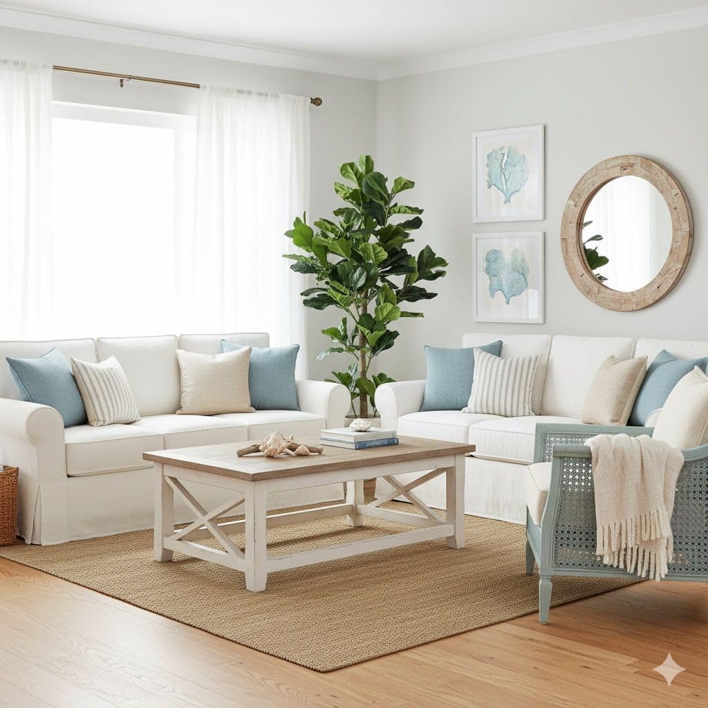 Artificial Fiddle Leaf Fig Tree 6ft Tall, Decorative 180CM Faux Plant, Fake Ficus lyrata Silk Trees