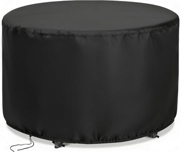Round Patio Bar Height Table and Chair Cover for 90 Inch Patio Table | Waterproof Outdoor Round Tall High Patio Table