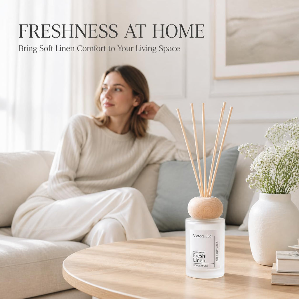 Fresh Linen Reed Diffuser, 3.5 Fl Oz