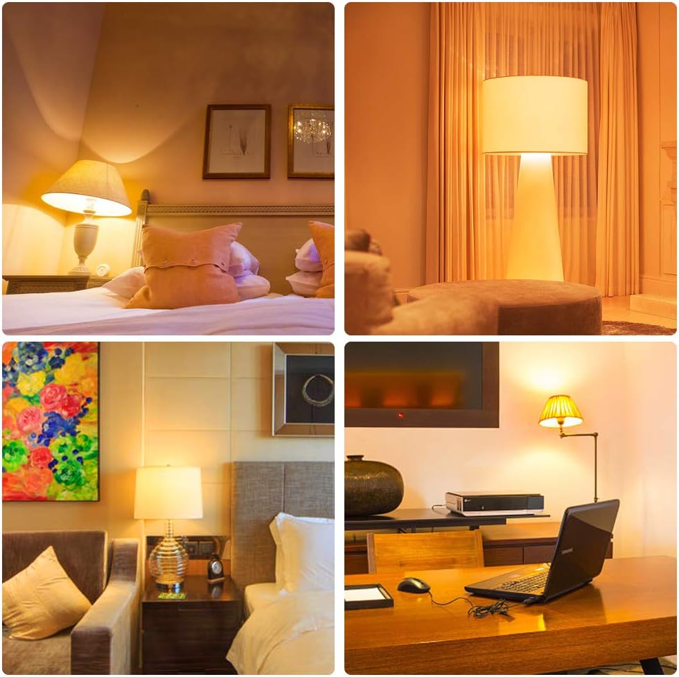 Super Bright 50/100/150W 3-Way A21 LED Light Bulb, 800/1600/2200 Lumens, 2700K Soft White, Non-dimmable, E26 Base, UL
