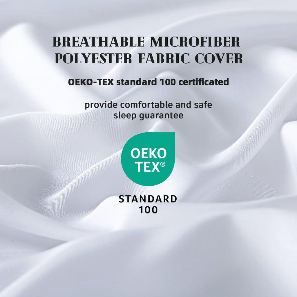 Comforters Oversize King Size, White Duvet Insert, Lightweight