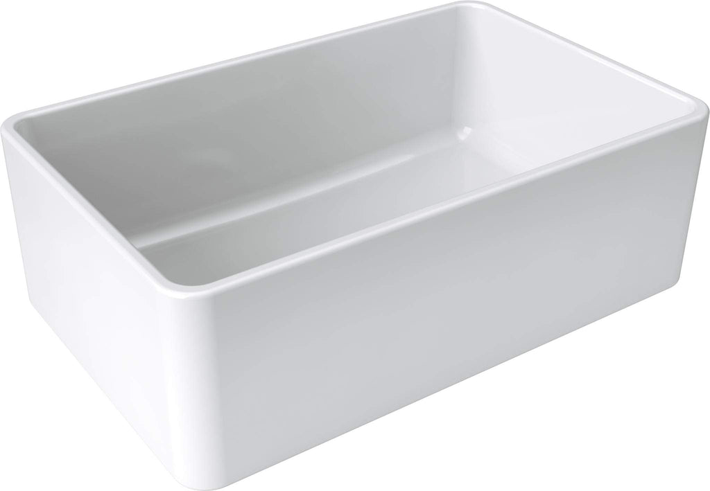 Sutton Fireclay sink, 30" Apron Front Farmhouse Kitchen Sink. Solid (Not Hollow)