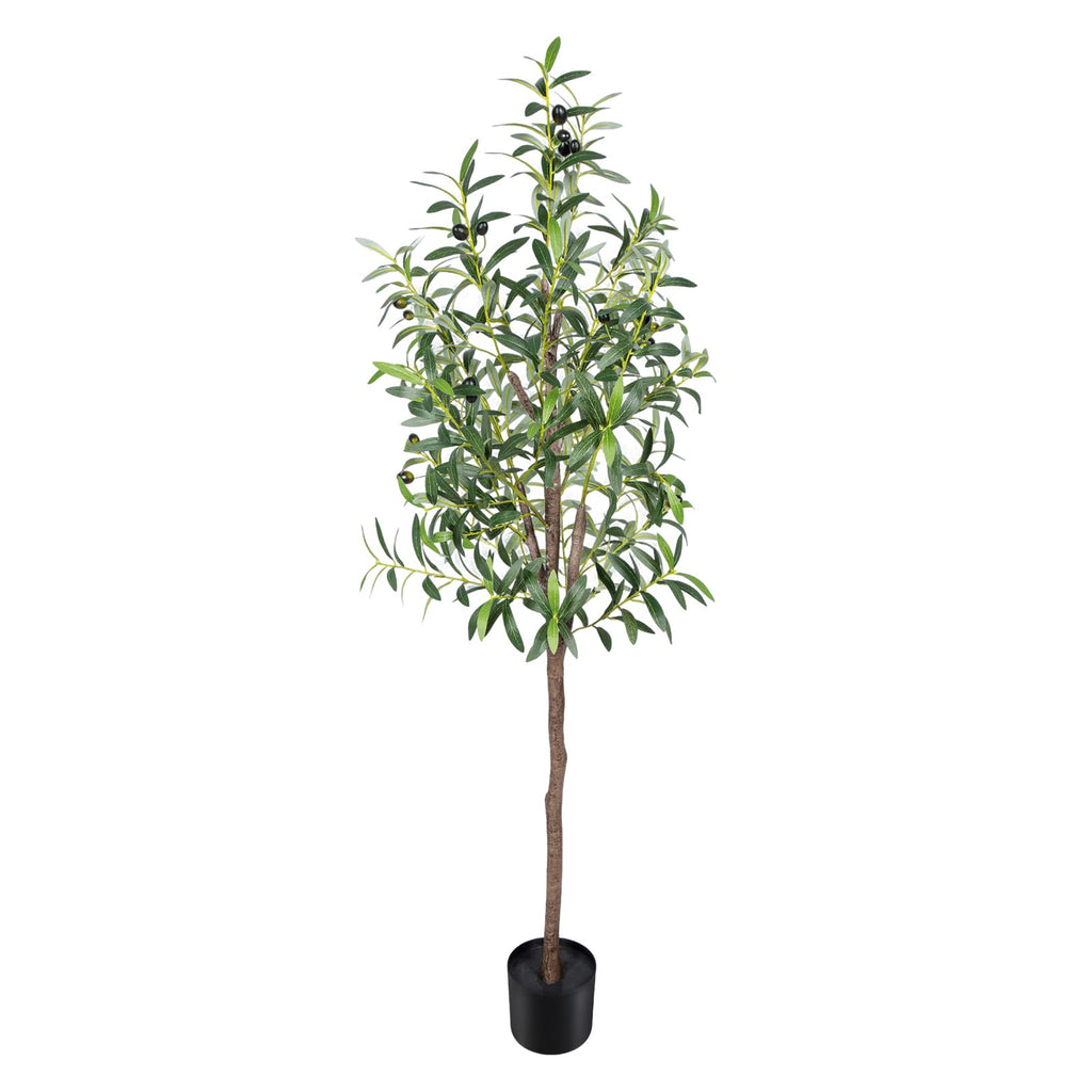 5FT Artificial Olive Tree, Tall Faux Olive Trees 60in Indoor, 1Pack