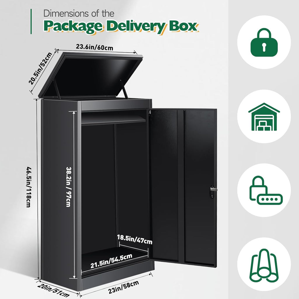 Package Delivery Boxes Drop Boxes with Secure Storage