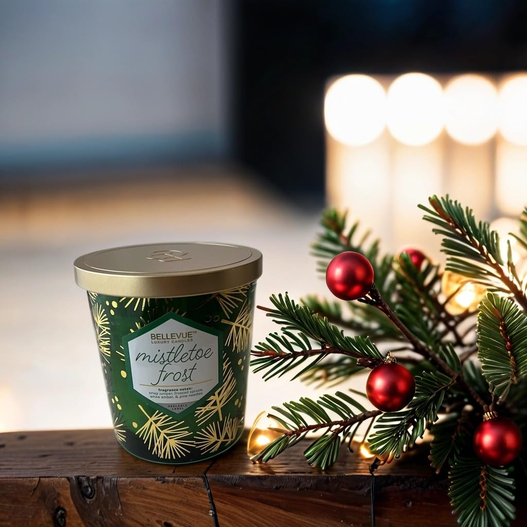 S, 12 OZ Fragranced Candle, Soy Blend Wax, Essential Oils, Long-Lasting Burn, Home Fragrances, Aromatherapy Home